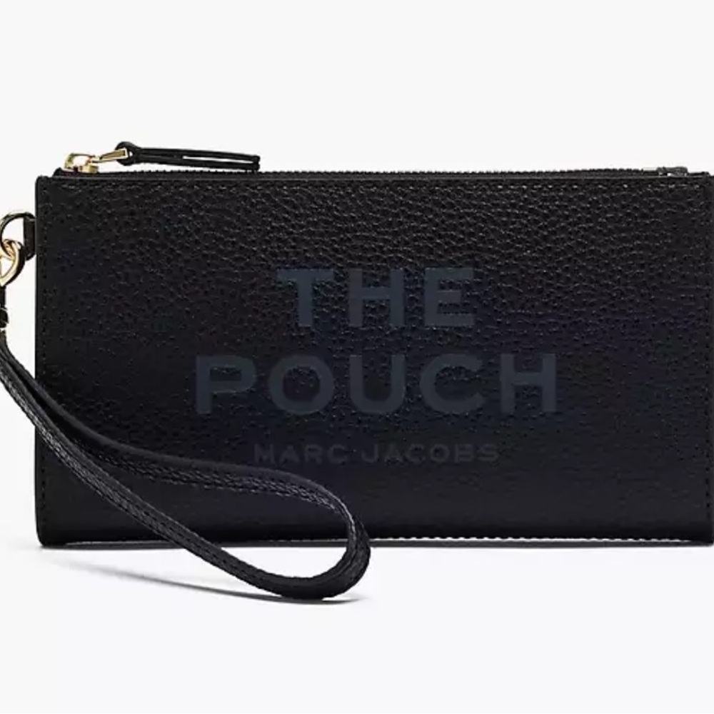 Marc Jacobs Black Textured Pouch
